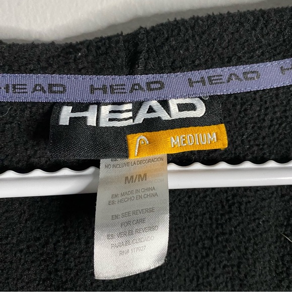 Head Men's Black Power Full Zip Athletic Hood Jacket - Picture 8 of 11